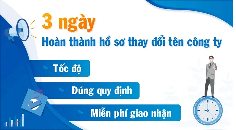 THAY ĐỔI TÊN DOANH NGHIỆP NHANH