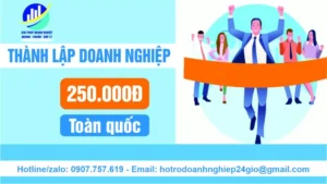 THÀNH LẬP HỘ KINH DOANH GIÁ RẺ, NHANH CHÓNG